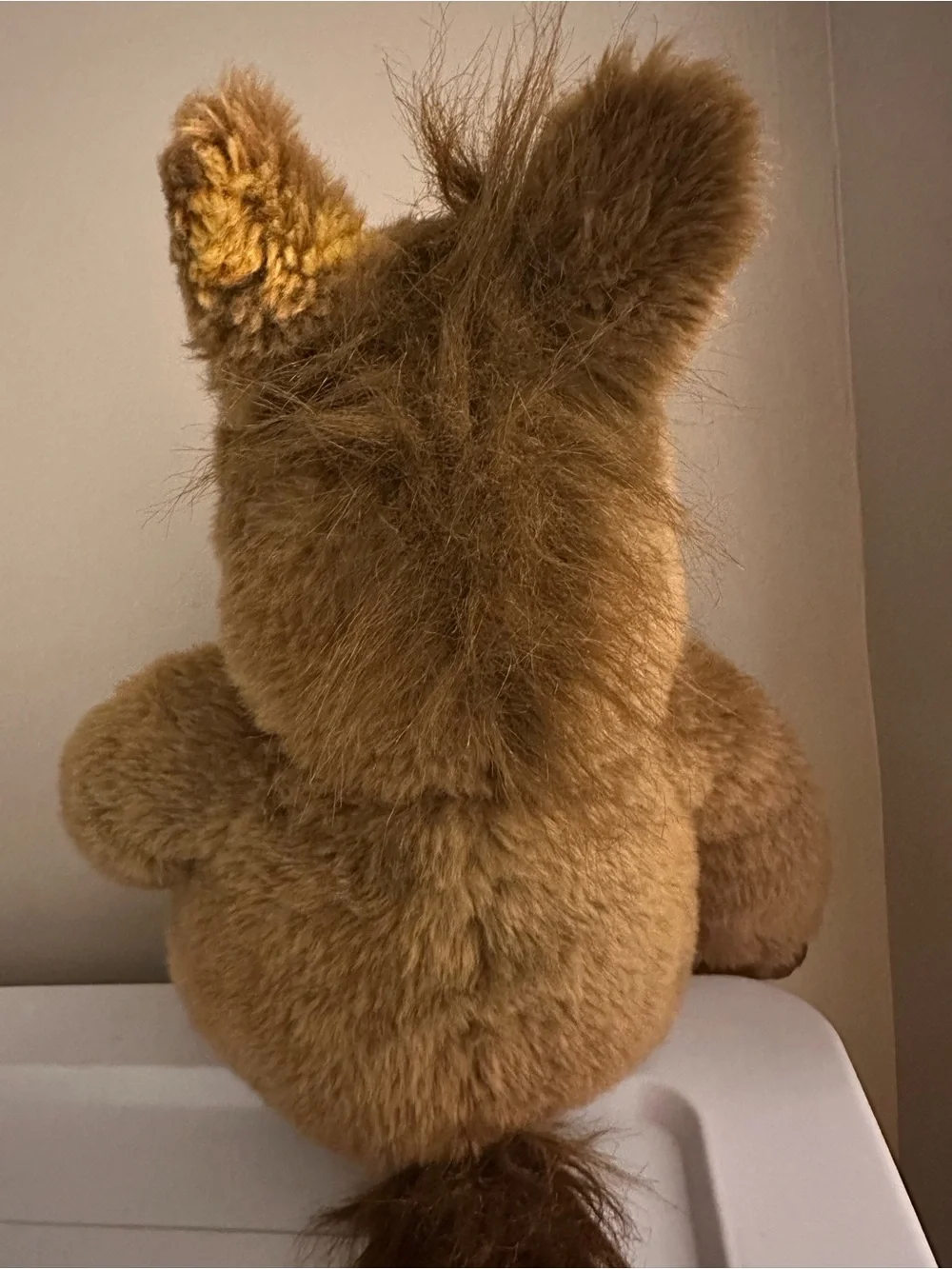 Build-A-Bear Brown and white retired plush horse with White Face